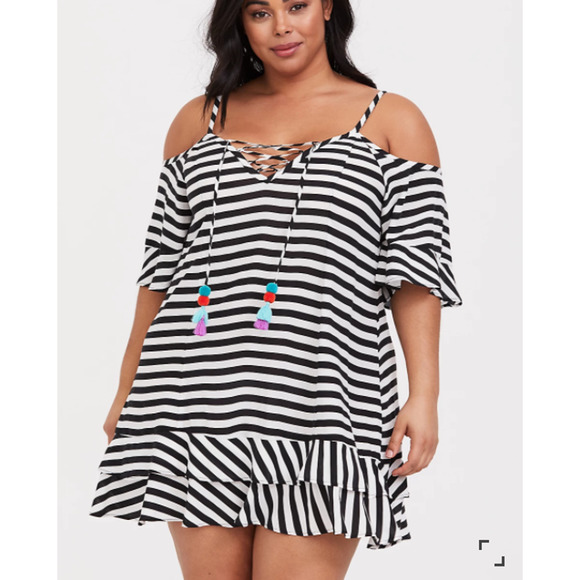 torrid swim cover up
